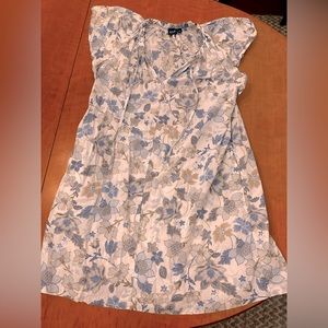 Blue floral sundress